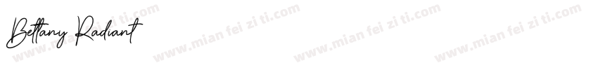 Bettany Radiant字体转换